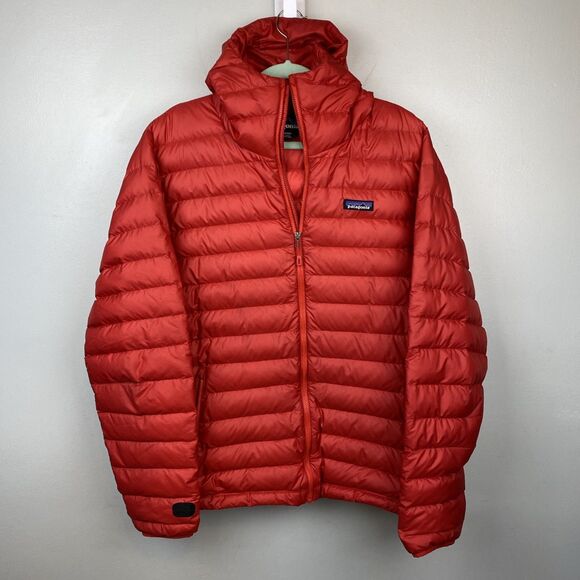Patagonia down sweater Hoody men's L zip jacket quilted puff Sty84701fa19